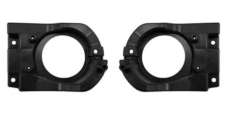 DAT AUTO PARTS Front Left Driver & Right Passenger Side Bumper Fog Light Cover Bezel Pair Replacement For 2022 Toyota Corolla Cross Black Textured ...