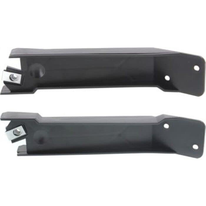 Front Driver & Passenger Side Set Of 2 Bumper Cover Support Bracket Mount Pair Replacement For 2004-2008 Ford F150 Pickup Truck 2006-2008 Lincoln M...