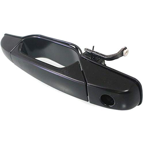 Front Driver Side Exterior Door Handle Fits 2007-2014 Chevy Silverado Tahoe GMC Sierra Yukon Black Textured GM1310161