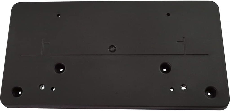 DAT AUTO PARTS Front Bumper License Plate Bracket Frame Cover Tag Holder Replacement for 2016-2019 BMW X1 Without M Package Black Textured Made of ...
