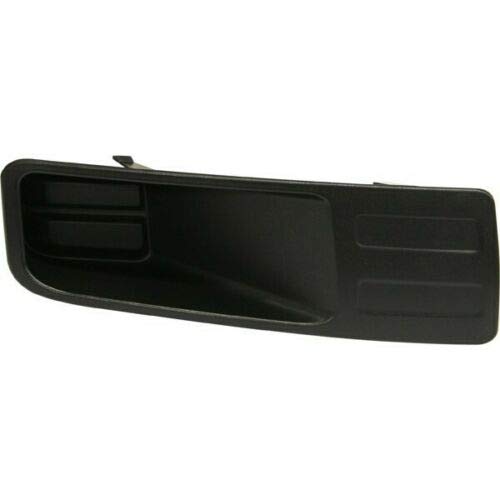 DAT AUTO PARTS Front Right Passenger Side Bumper Fog Light Cover Lamp Hole Insert Grille Trim Molding Replacement for 2006-2009 Ford Fusion Black T...