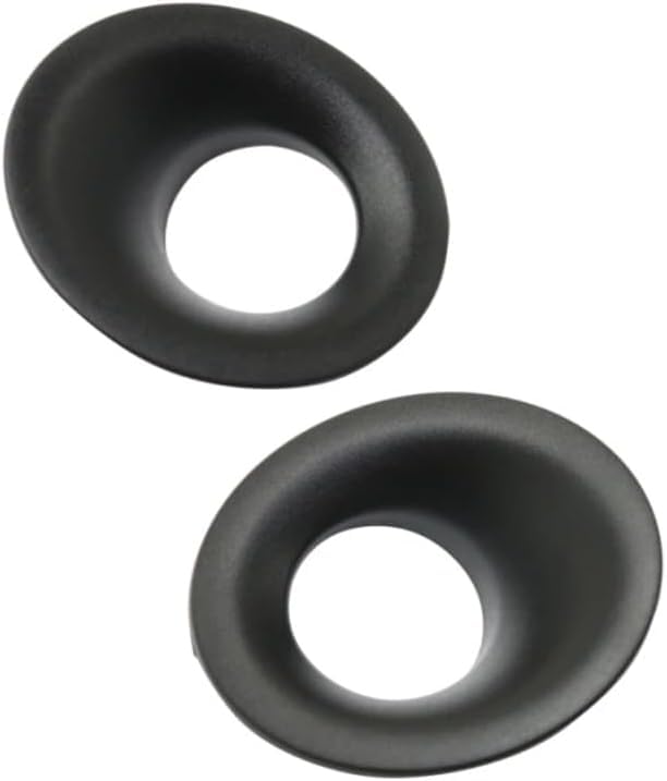 DAT AUTO PARTS Front Left Driver & Right Passenger Set Fog Light Cover Bezel Insert Replacement For 2015-2023 Dodge Challenger Without Wide Body Bl...