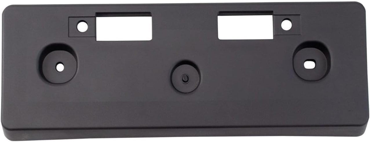 DAT AUTO PARTS Front License Plate Bracket Frame Cover Tag Holder Replacement For 2018-2025 Nissan Leaf Black Textured Plastic NI1068164 962105SA0A