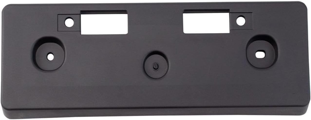 DAT AUTO PARTS Front License Plate Bracket Frame Cover Tag Holder Replacement For 2018-2025 Nissan Leaf Black Textured Plastic NI1068164 962105SA0A