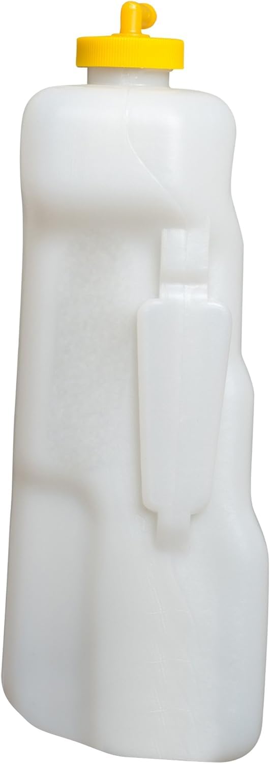 Coolant Recovery Radiator Overflow Bottle Tank Reservoir With Yellow Cap Replacement For 1992 1993 1994 1995 1996 1997 1998 1999 2000 Honda Civic W...