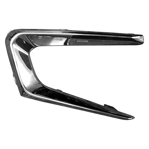 DAT AUTO PARTS Front Right Passenger Side Daytime Running Light Trim Fog Lamp Molding Bumper Insert Replacement for 2016-2018 Chevrolet Malibu & Hy...
