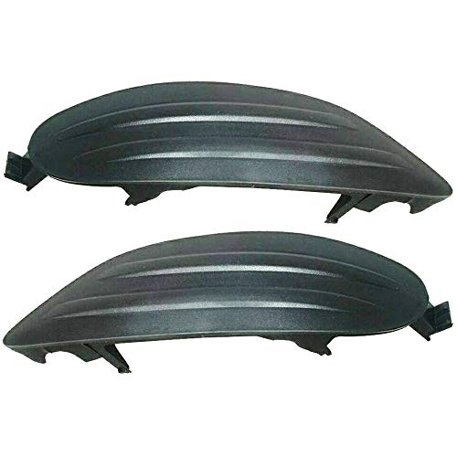 DAT AUTO PARTS Front Right Passenger and Left Driver Side Bumper Fog Light Cover Set of 2 Molding Trim Replacement For 2005-2008 Toyota Corolla 4dr...