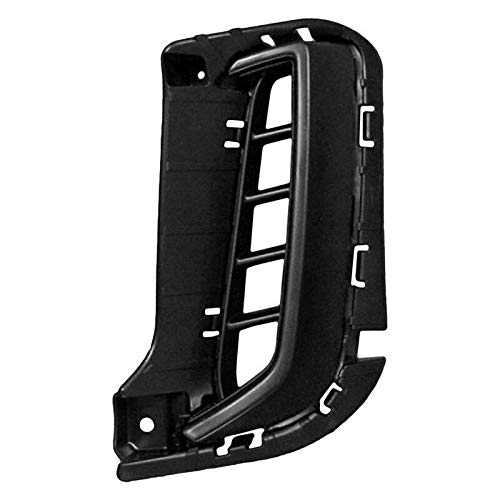 DAT AUTO PARTS Left Front Driver Side Bumper Cover Grille Replacement For 20-21 Kia Telluride Black with Satin Chrome Trim Textured Plastic KI10381...