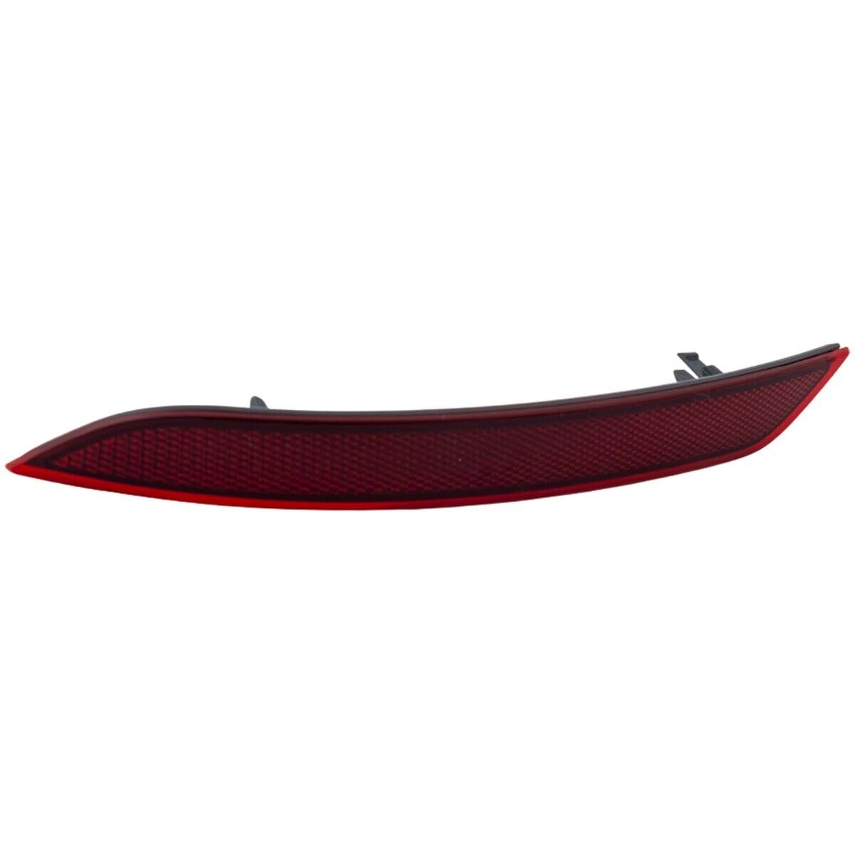DAT AUTO PARTS Rear Left Driver Side Bumper Cover Reflector Lamp Marker Light Assembly Insert Replacement For 2021-2024 Ford Mustang Mach E Red Pla...