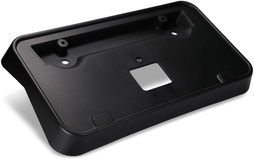 DAT AUTO PARTS Front Bumper License Plate Bracket Frame Tag Holder Replacement for 2006 2007 2008 2009 Ford Fusion Black Textured Plastic 6E5Z17A38...