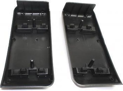 DAT AUTO PARTS Front Left Driver & Right Passenger Side Pair Bumper Insert Set of 2 Cap Delete Panel Replacement For 2009-2014 Ford F150 Pickup Bla...