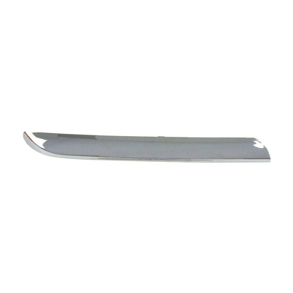 DAT AUTO PARTS Front Right Passenger Side Upper Bumper Cover Insert Grille Molding Trim Replacement For 2005 2006 Honda CRV Chrome Silver Finish Te...