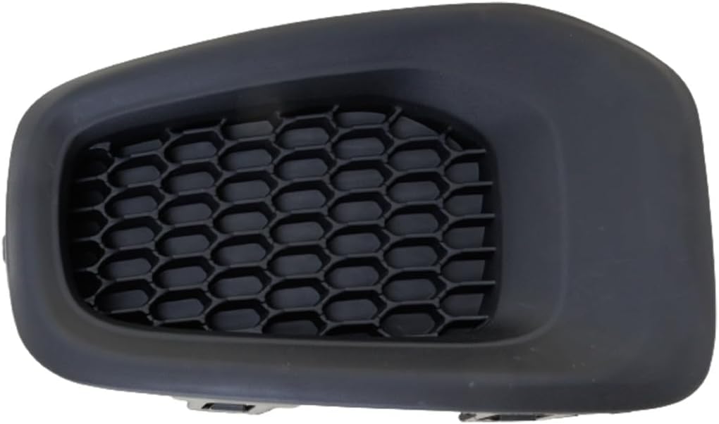 DAT AUTO PARTS Right Front Passenger Side Fog Light Bumper Cover Bezel Trim Insert Replacement For 2015-2018 Jeep Renegade Black Textured Made of P...