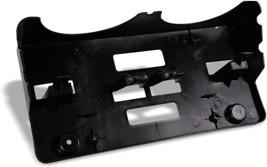 DAT AUTO PARTS Front License Plate Mounting Bracket Tag Holder Replacement for 2018-2021 GMC Terrain Pickup Truck Black Textured Made of Plastic GM...