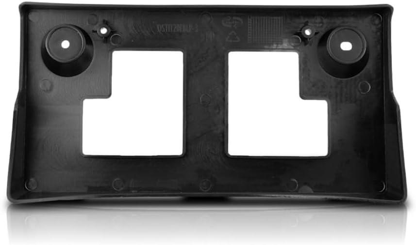 DAT AUTO PARTSFront Bumper Cover License Plate Frame Tag Mounting Bracket Holder Replacement for 2020-2024 Nissan Titan Pickup EXCEPT PRO-4X Black ...