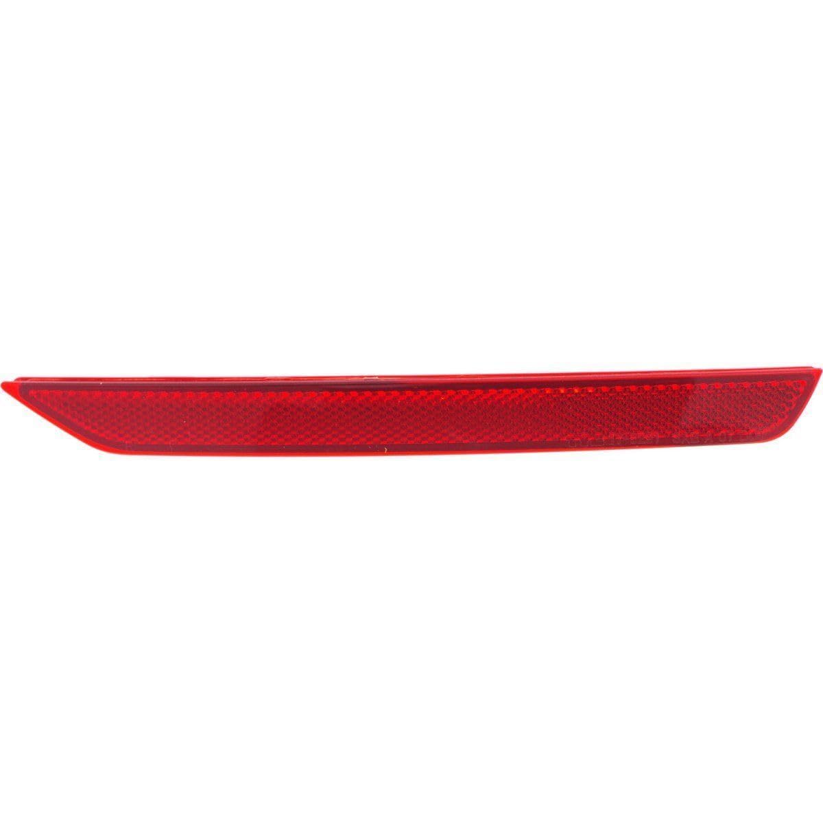 DAT AUTO PARTS Rear Right Passenger Side Back Bumper Cover Reflector Lamp Marker Light Insert Replacement For 2011-2017 Honda Odyssey Red Plastic L...