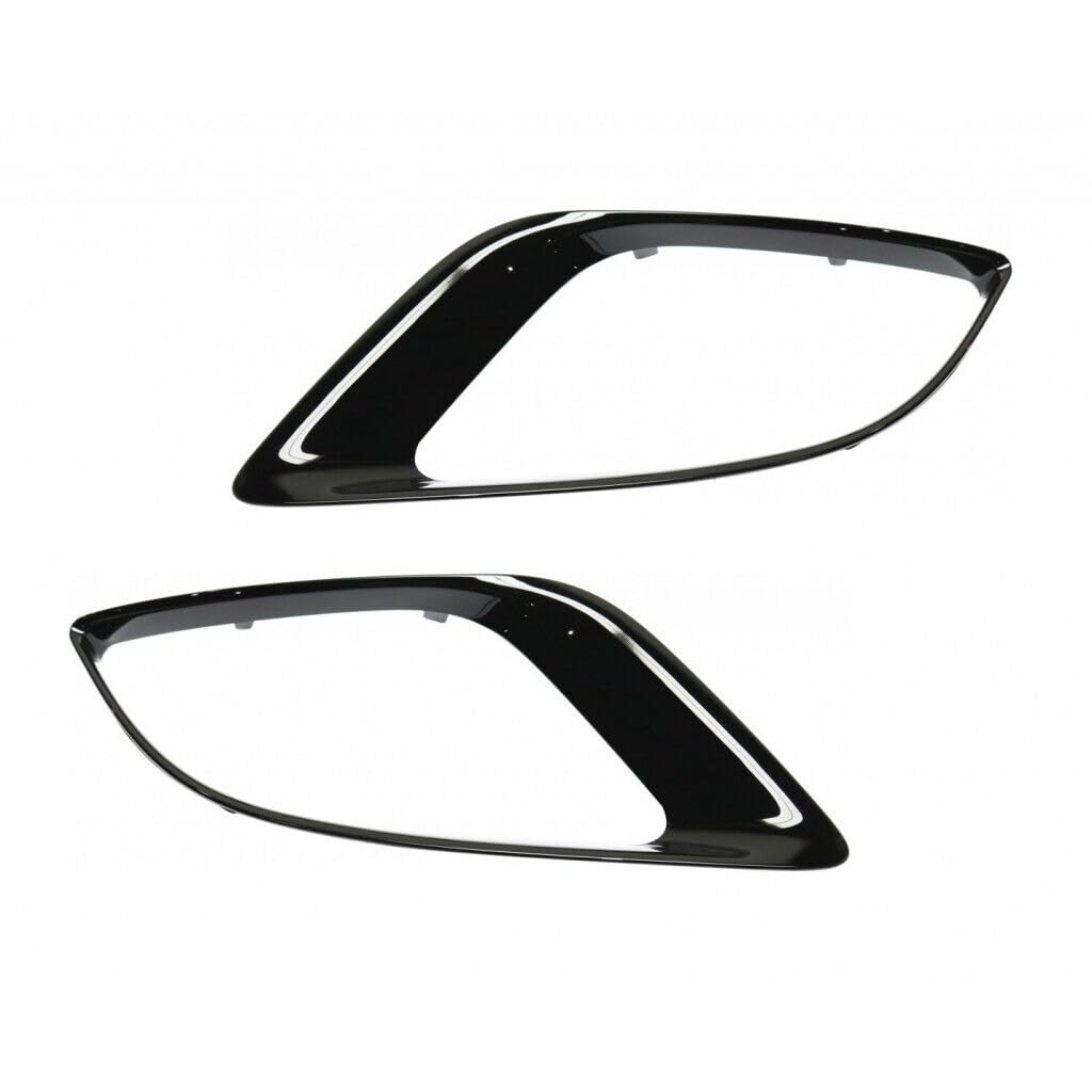 Front Left Driver & Right Passenger Side Pair Fog Light Cover Bezel Trim Set Of 2 Replacement For 2014-2020 Dodge Durango Except 2018-2020 SRT/RT B...