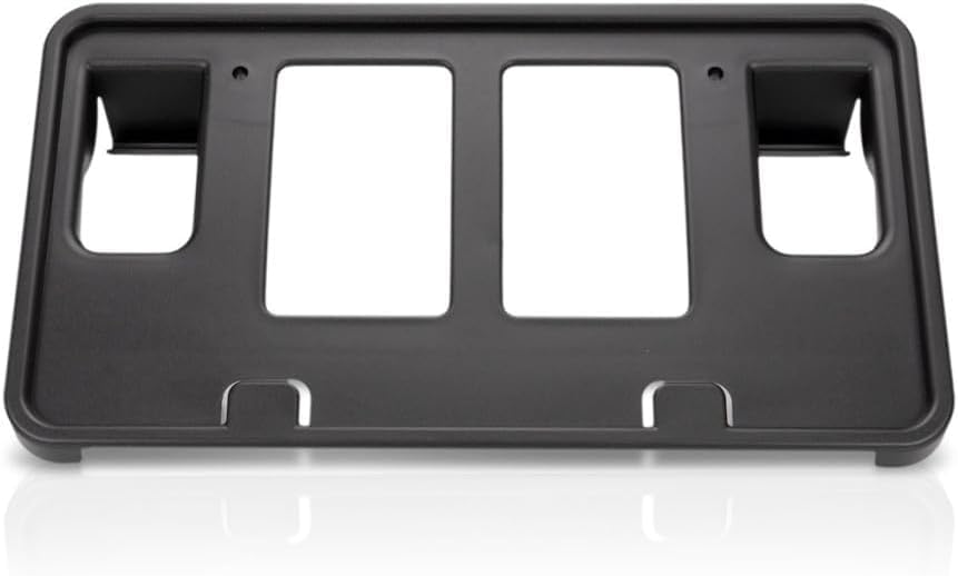 Front Bumper License Plate Frame Tag Mounting Bracket Holder Replacement For 2006-2008 Ford F150 Pickup Truck and 06-08 Lincoln Mark LT Black Textu...