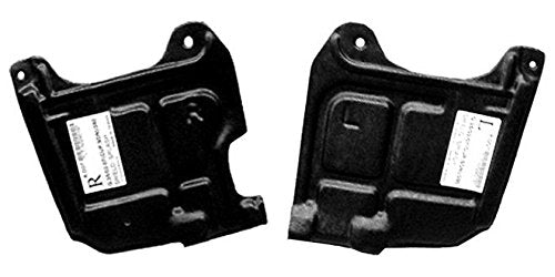 DAT AUTO PARTS Front Right Passenger & Left Driver Side Undercar Engine Splash Shield Set Of 2 Replacement For 2003 - 2009 Nissan 350Z Black Textur...