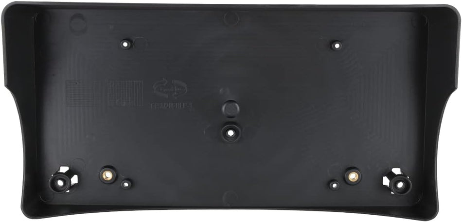 DAT AUTO PARTS Front Bumper License Plate Frame Tag Mounting Bracket Holder Cover Replacement for 2020-2024 Toyota GR Supra Black Textured PP Plast...