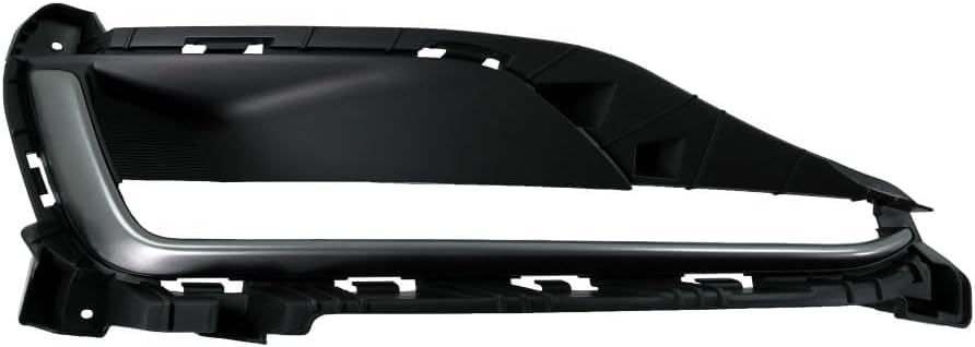 DAT AUTO PARTS Front Left Driver Side Fog Light Bezel Cover Lamp Trim Bumper Insert Replacement for 2015 2016 2017 Hyundai Sonata Sport Black Textu...