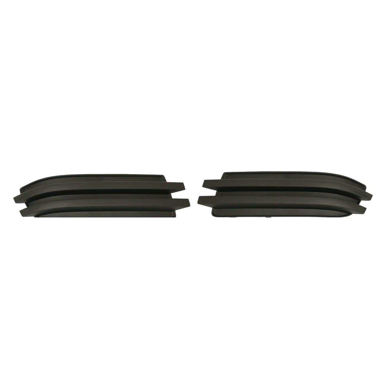 DAT AUTO PARTS Front Left Driver and Right Passenger Set Fog Light Lamp Hole Cover Trim Molding Bumper Insert Replacement for 2008-2010 Dodge Grand...