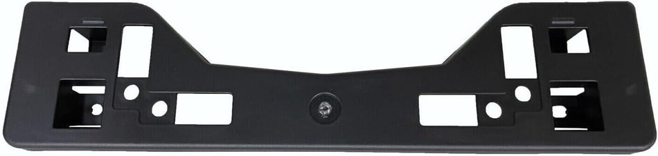DAT AUTO PARTS Front Bumper License Plate Frame Tag Mounting Bracket Holder Cover Replacement for 2021-2022 Toyota Venza Black Textured PP Plastic ...