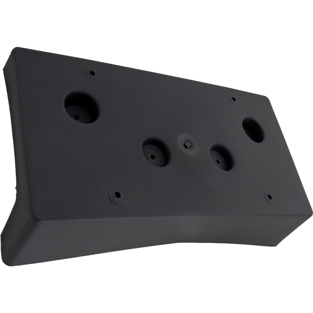 DAT AUTO PARTS Front Bumper License Plate Bracket Tag Frame Holder Replacement for 2008-2012 Buick Enclave Black Textured Made of Plastic GM1068141...