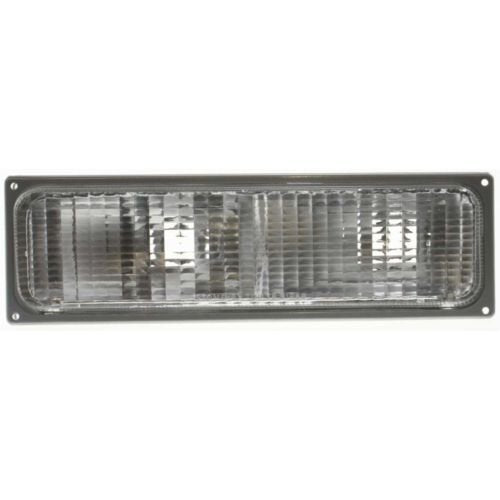 DAT AUTO PARTS Front Left Driver Side Corner Park Signal Lamp Turn Replacement for 1988-1993 GMC C/K Full Size Pickup Mounts Below Composite Head L...