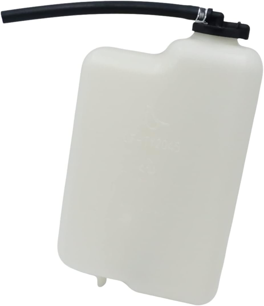 DAT AUTO PARTS Coolant Recovery Bottle Tank With Cap Replacement for 1995-2004 Toyota Tacoma White Textured Plastic TO3014108 164700C011