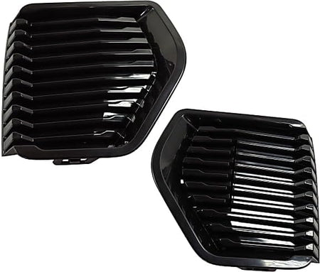 Front Left Driver and Right Passenger Side Set Of 2 Bumper Fog Light Hole Lamp Cover Pair Replacement For 2019-2022 GMC Sierra & Denali 1500 Pickup...