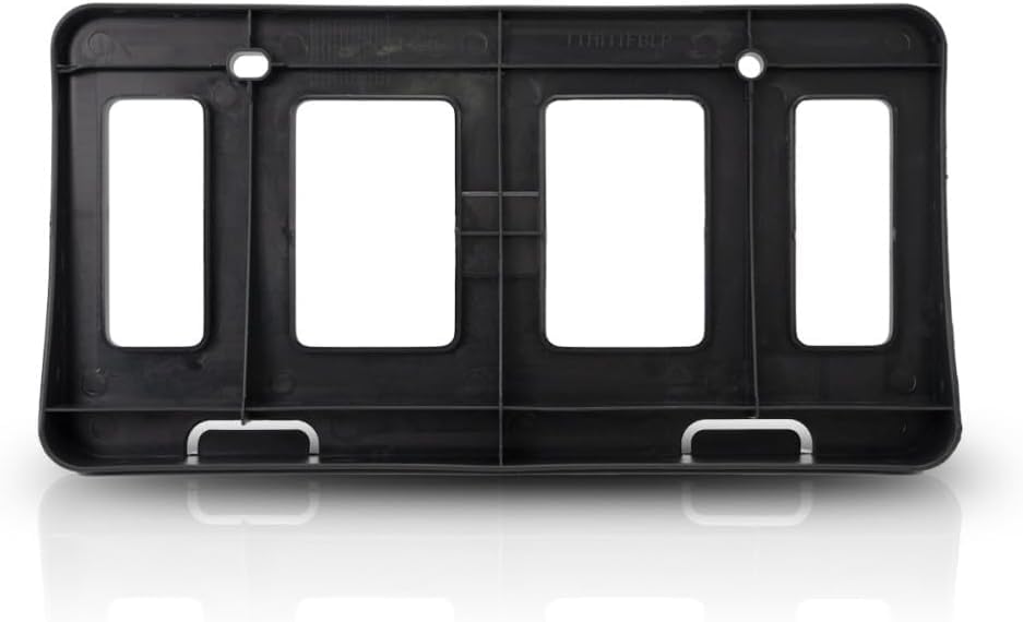 DAT AUTO PARTS Front Bumper License Plate Frame Tag Mounting Bracket Holder Replacement For 2011-2013 Toyota Highlander Except Hybrid Black Texture...