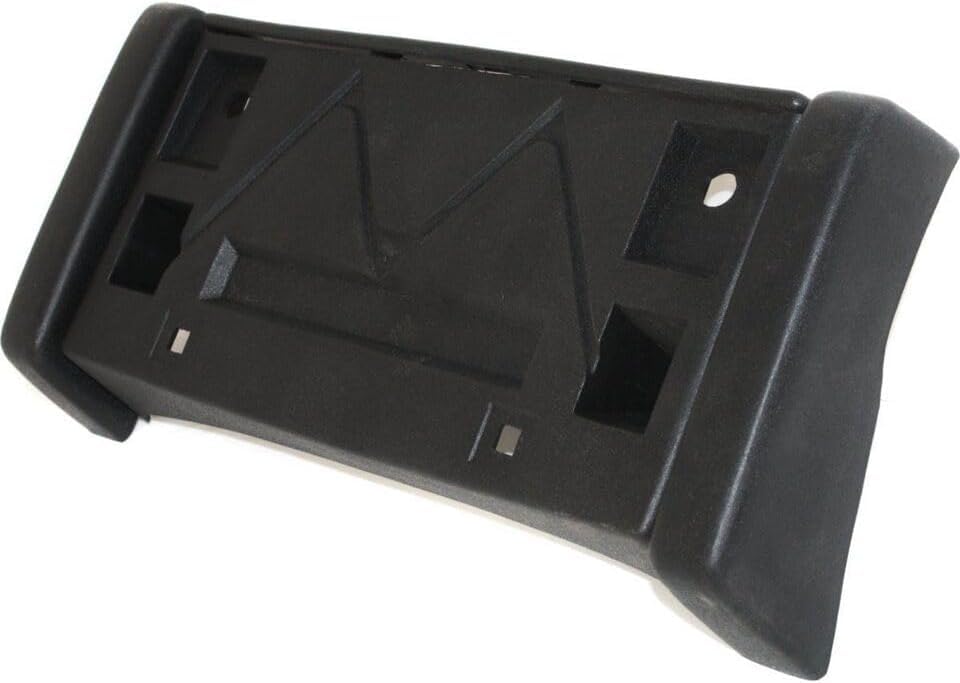 DAT AUTO PARTS Front Bumper License Plate Frame Tag Mounting Bracket Holder Replacement for 1994-2005 Chevrolet S10 Blazer Truck Black Textured Pla...