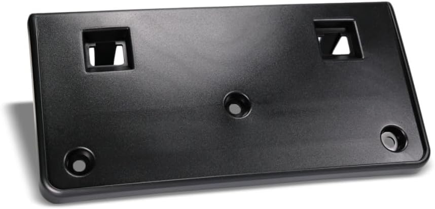 DAT AUTO PARTS Front Bumper License Plate Frame Tag Mounting Bracket Holder Cover Replacement for 2015-2018 Volkswagen Jetta Except GLI Black Textu...