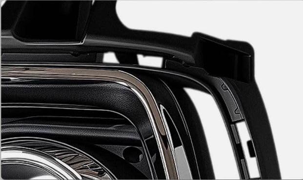 DAT AUTO PARTS Front Left Driver Side Fog Light Hole Bezel Lamp Cover Molding Bumper Insert Replacement For 2018-2022 Hyundai Accent Black Textured...