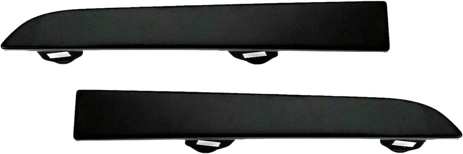 Set of 2 Left Driver and Right Passenger Grille Headlight Filler Bumper Bracket Insert Replacement For 2001-2004 Toyota Tacoma Pickup 2WD 4WD Black...
