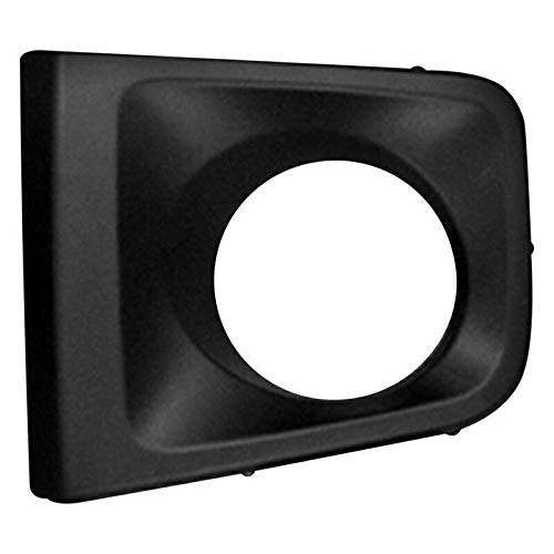 DAT AUTO PARTS Left Front Driver Side Fog Lamp Bezel Replacement For 16-21 Toyota Tacoma Black Textured TO1038197 52128YY010