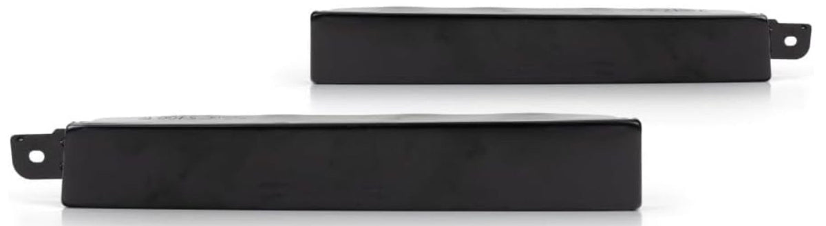 Front Left Driver And Right Passenger Side Bumper Filler Bracket Insert Below Head Light Set Of 2 Replacement For 1996-2002 Toyota 4Runner Black Pa...