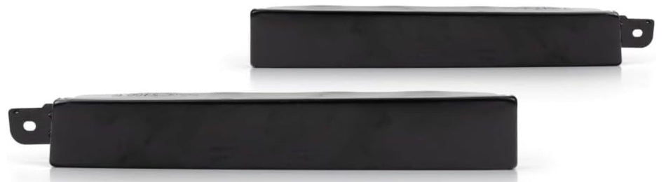 Front Left Driver And Right Passenger Side Bumper Filler Bracket Insert Below Head Light Set Of 2 Replacement For 1996-2002 Toyota 4Runner Black Pa...