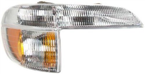 DAT AUTO PARTS Front Right Passenger Side Parking Light Signal Lamp Marker Lens & Housing Assembly Replacement For 1995 - 2001 Ford Explorer Amber ...
