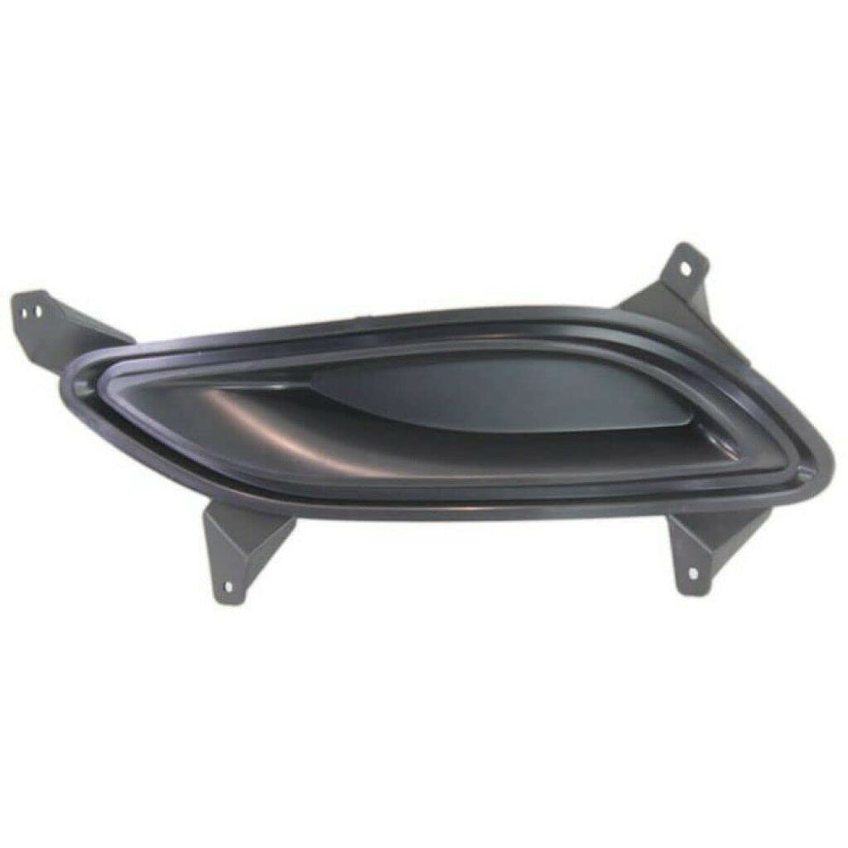 DAT AUTO PARTS Front Left Driver Side Fog Light Hole Lamp Cover Trim Molding Bumper Insert Replacement For 2011 2012 2013 Hyundai Sonata Except Hyb...