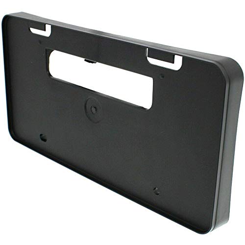 DAT AUTO PARTS Front Bumper License Plate Frame Tag Mounting Bracket Holder Cover Replacement for 2014-2016 Toyota Corolla Without Chrome Black Tex...