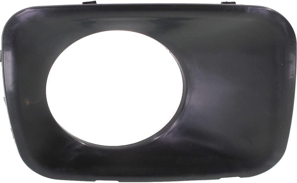 DAT AUTO PARTS Front Right Passenger Side Fog Light Cover Bezel Trim Lamp Hole Bumper Insert Replacement For 2009 2010 2011 Honda Pilot Black Smoot...