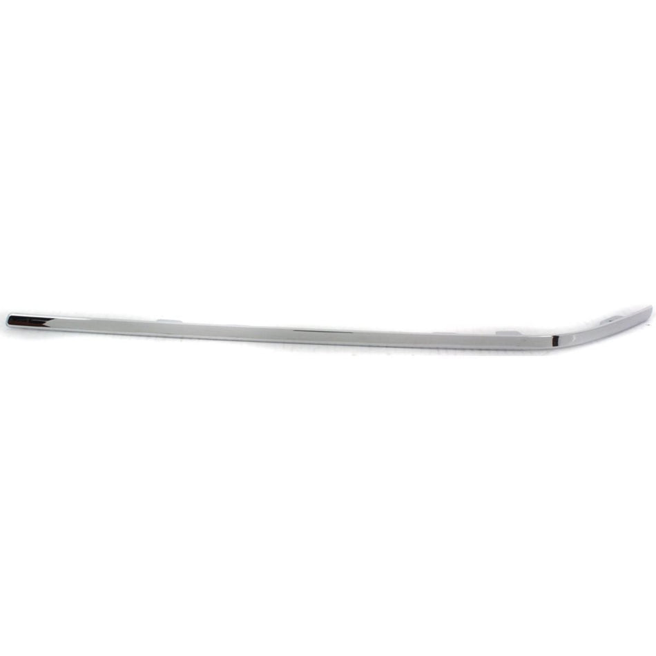 DAT AUTO PARTS Front Left Driver Side Bumper Trim Molding Bracket Insert Impact Strip Replacement for 2005-2010 Chrysler 300 Chrome Smooth CH105812...