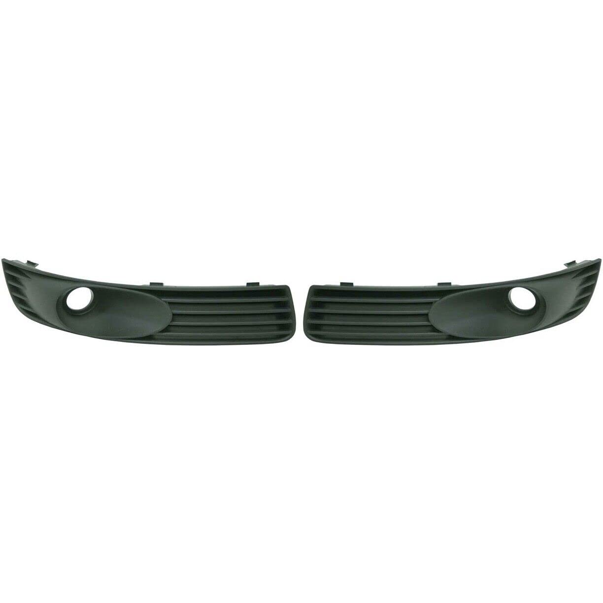 Front Left Driver & Right Passenger Set Fog Light Bezel Cover Replacement For 2005-2010 Chevy Cobalt Except SS/Sport 2007-2009 Pontiac G5 Except GT...