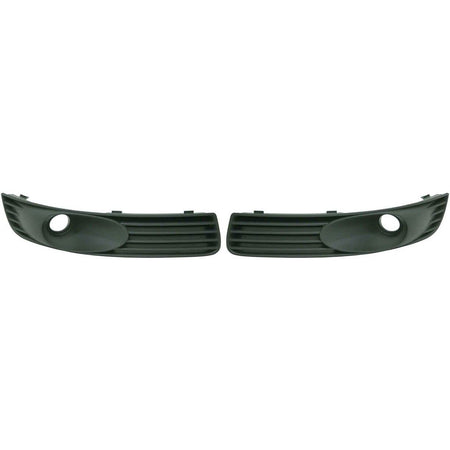 Front Left Driver & Right Passenger Set Fog Light Bezel Cover Replacement For 2005-2010 Chevy Cobalt Except SS/Sport 2007-2009 Pontiac G5 Except GT...