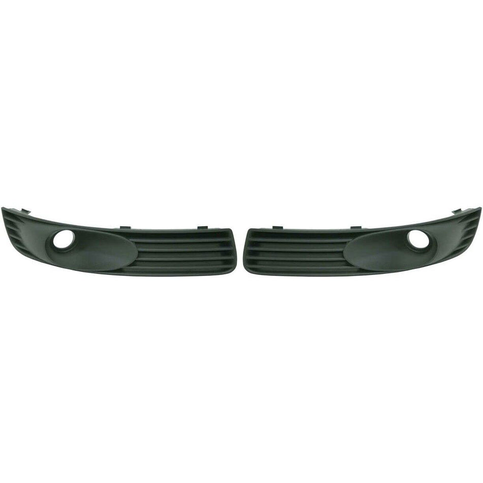Front Left Driver & Right Passenger Set Fog Light Bezel Cover Replacement For 2005-2010 Chevy Cobalt Except SS/Sport 2007-2009 Pontiac G5 Except GT...