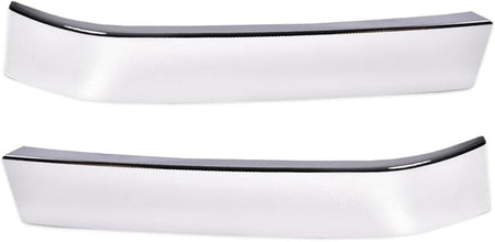 DAT AUTO PARTS Front Left Driver & Right Passenger Pair Bumper Molding Center Bar Outer Wing Set Replacement For 2003-2006 Chevy Silverado 1500 350...