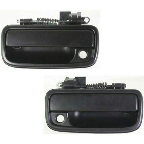 DAT AUTO PARTS Front Driver and Passenger Right Side Exterior Door Handle Plastic Set Replacement for 1995-2004 Toyota Tacoma TO1310128 TO1311128 6...