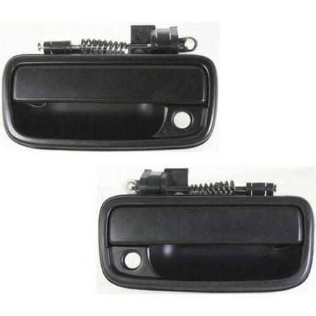 DAT AUTO PARTS Front Driver and Passenger Right Side Exterior Door Handle Plastic Set Replacement for 1995-2004 Toyota Tacoma TO1310128 TO1311128 6...
